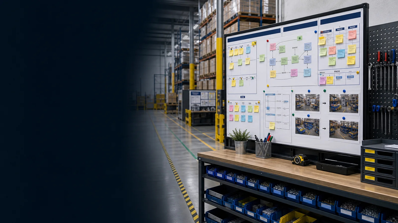 Continuous Improvement warehouse framework photo