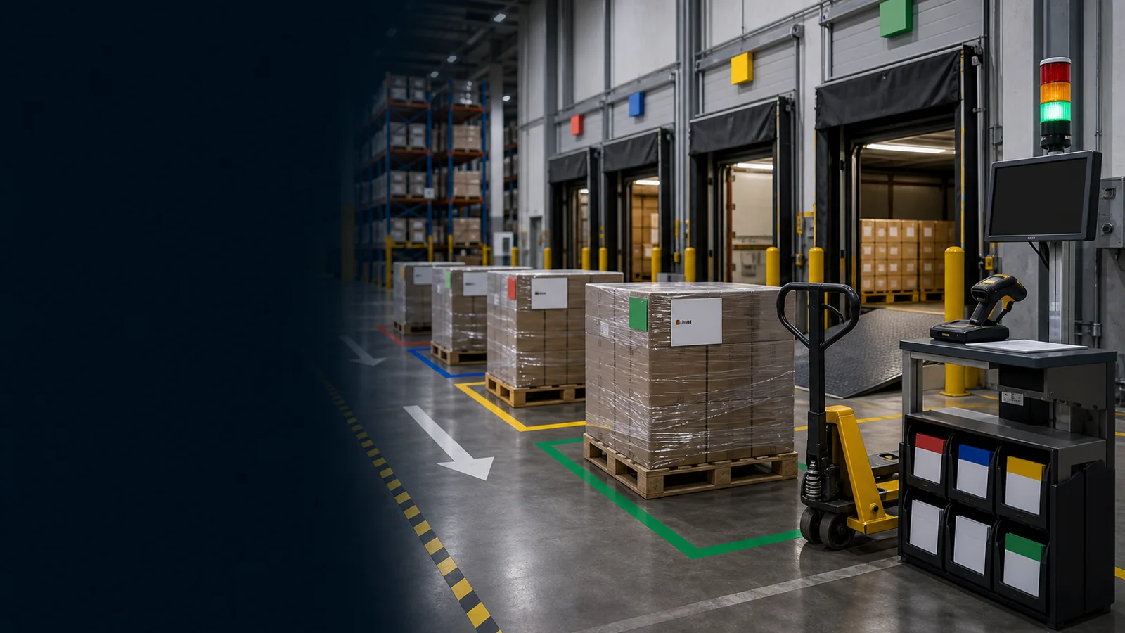 Outbound Storage — Pack & Hold (Pallet Velocity) Framework warehouse framework photo