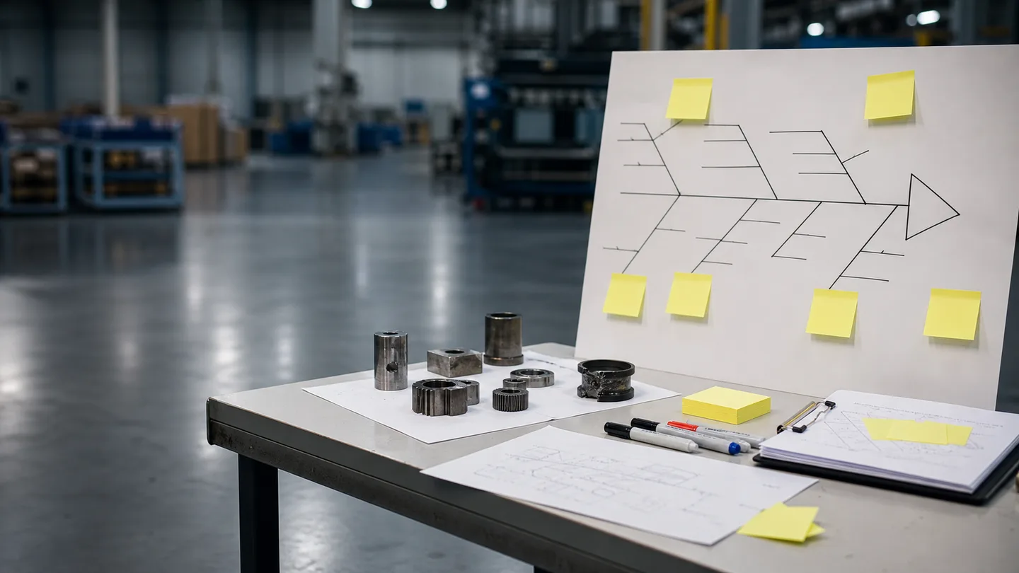 Fishbone Diagram warehouse tool photo