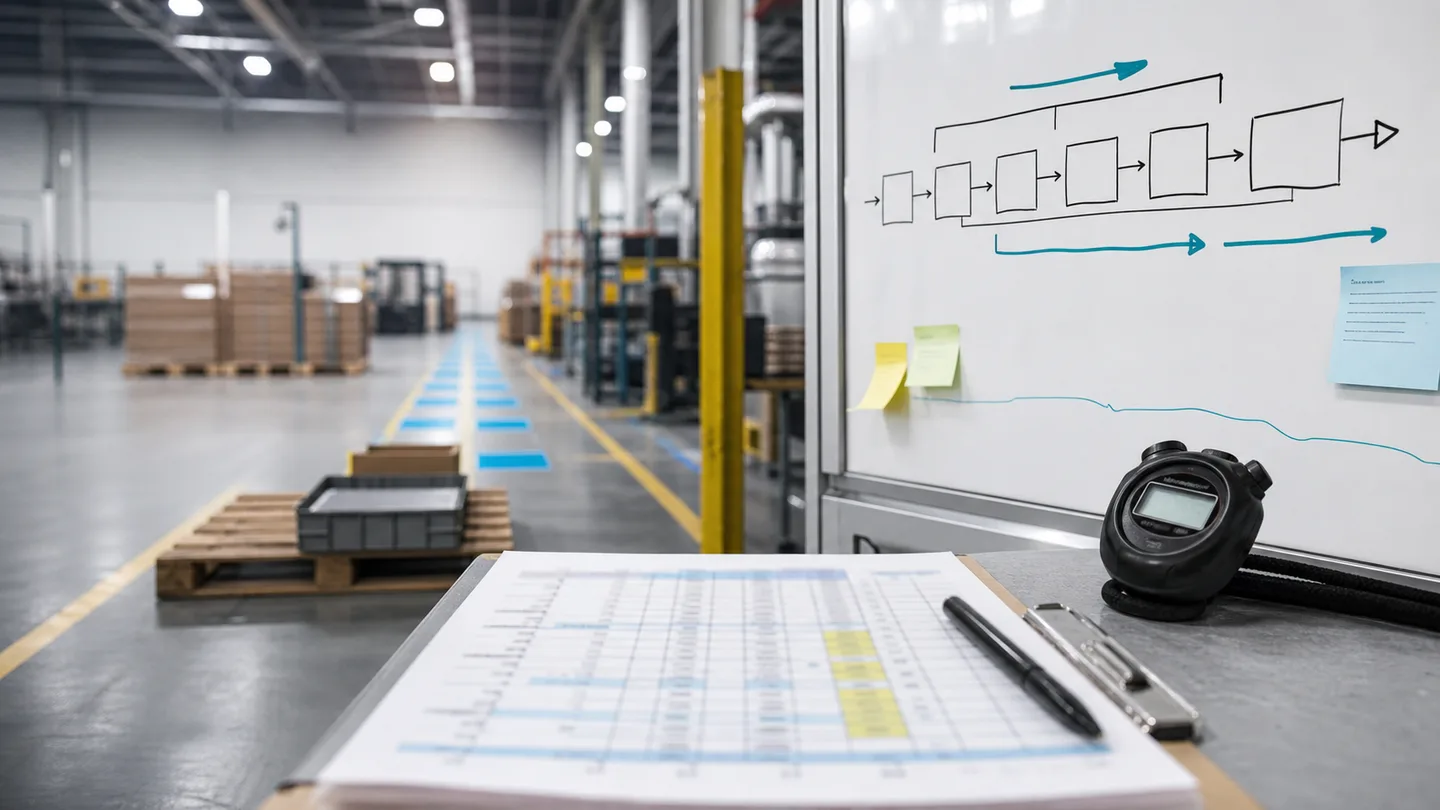 Takt & Lead Time warehouse tool photo